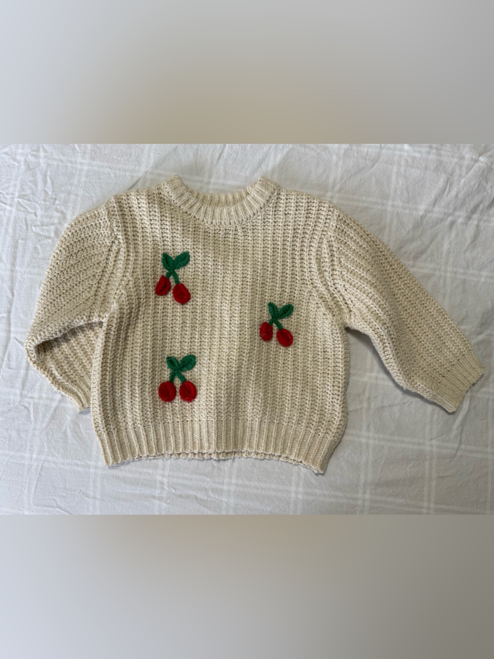 Zara Cherry Sweater
